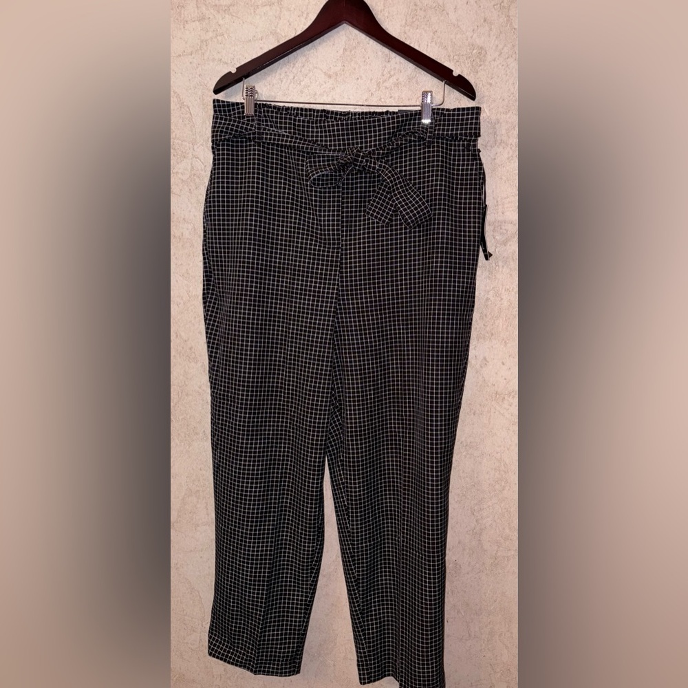 Jules & Leopold Monochrome Checkered Pants